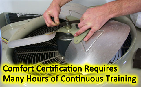 Central air conditioning fan motor replacement
